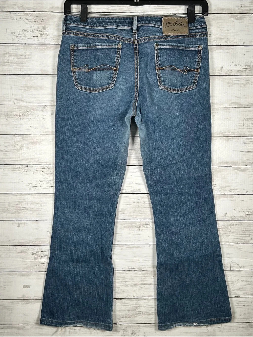 Silver Jeans Co Y2K Low Rise Bootcut Jeans 32x28.5 Blue L13728TRU